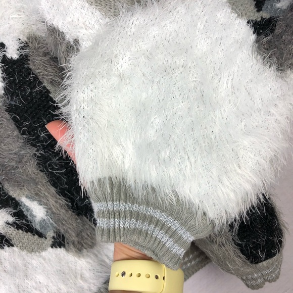 Genuine People | Abstract Fuzzy Cropped Sweater S - Picture 5 of 7